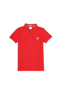 Поло детское US Polo Assn G084SZ0110TP01, красный, 140