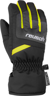 Перчатки Горнолыжные Reusch Bennet R-Tex Xt Black/Black Melange/Safety Yellow Inch 5,5