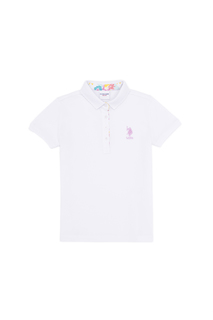 Поло детское US Polo Assn G084SZ0110TP01, белый, 98