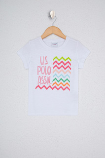 Футболка детская US Polo Assn G084SZ0110COPS, белый, 110