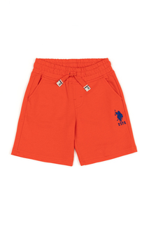 Шорты детские US Polo Assn G083SZ0OS0PAREIY022IDS, ярко-коралловый, 140
