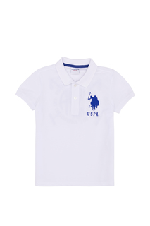 Поло детское US Polo Assn G083SZ0110TUNAKIDS, белый, 122