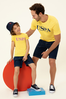Футболка детская US Polo Assn G083SZ0110GEARTKIDSIY022, желтый, 134