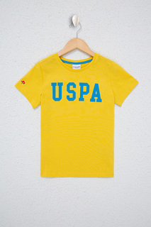 Футболка детская US Polo Assn G083SZ0110GEARTKIDSIY021, светло-желтый, 122