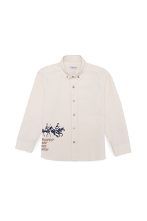 Рубашка детская US Polo Assn G083SZ0040ROELKIDS, светло-серый, 134