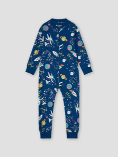 Пижама детская KOGANKIDS 552-825-08, синий набивка, 104