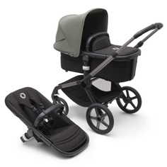 Коляска 2 в 1 Bugaboo Fox 5 GRAPHITE, MIDNIGHT BLACK, FOREST GREEN в комплекте