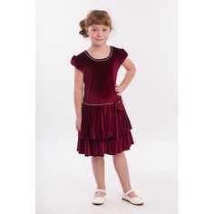 Платье детское LP Collection 419744 вишневый 104