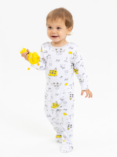 Комбинезон для мальчиков КотМарКот 6251886 цв. белый р. 74