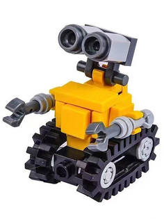 Мини фигурка робот ВАЛЛ-И WALL-E сборная 30 дет подвижная 4,5 см Star Friend