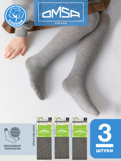 Колготки детские Omsa 11С02-1, Grigio Melange, 104-110