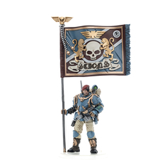 Фигурка JOYTOY Warhammer 40000 Astra Militarum Eagles Banner Bearer