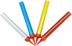 Свеча фонтан для торта Дон Баллон TKR310 35 сек, Ассорти, 10 см, 4 шт.