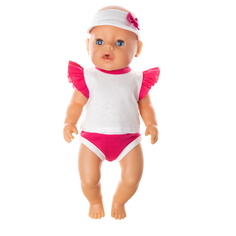 Одежда КуклаПупс Кофточка, козырёк и трусики для куклы Baby Born ростом 43 см 935