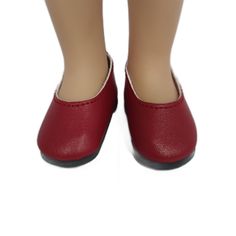 Туфли Paola Reina красные, для кукол 32 см 63228