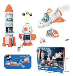 Игровой набор 1toy SPACE TEAM II 4 в 1 ракета