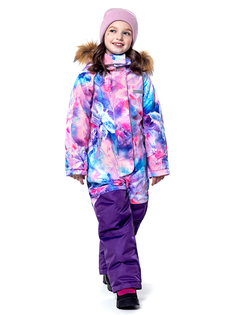 Комбинезон детский NIKASTYLE 8з1023, персиковый черничный, 134