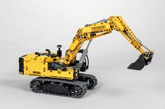 Конструктор Onebot Engineering Excavator OBWJJ57AIQI 974 PCS Yellow EU