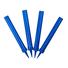 Свеча фонтан для торта Дон Баллон JFTS12-30BLUE 30 сек, Голубое пламя, 12 см, 4 шт.