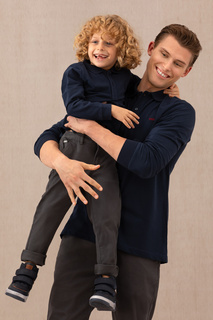 Поло детское US Polo Assn G083SZ0820TP01KIDSSK023_VR033, темно-синий, 134