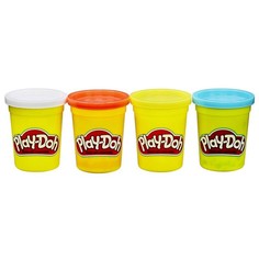Пластилин для лепки, набор 4 баночки, в ассортименте Hasbro