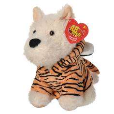 Мягкая игрушка Abtoys Модные питомцы. Собачка в костюме Тигренка, 20см M4844