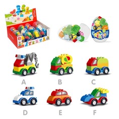 Конструктор в яйце «Городской транспорт», 6 видов МИКС Kids Home Toys