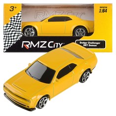 Машинка металлическая Uni-Fortune RMZ City 1:64 Dodge Challenger SRT Demon 2018 желтый