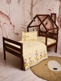 Комплект постельного белья в кроватку Сонный гномик 160х80 Жирафы 351 4
