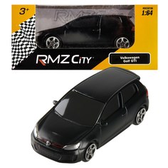 Машинка металлическая Uni-Fortune RMZ City 1:64 Volkswagen Golf GTI (цвет черный) 344021SM
