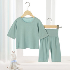 Пижама детская Happy Leo FGYY4-396, зеленый, 122