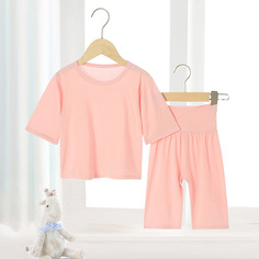 Пижама детская Happy Leo FGYY4-396, розовый, 92
