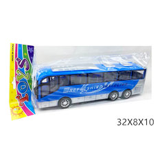 Игрушка Veld Co. 828-D4 пластмассовый Автобус инерционный, синий