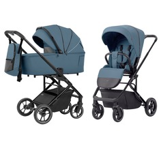 Коляска детская 2в1 Carrello Alfa CRL-6507, Indigo Blue