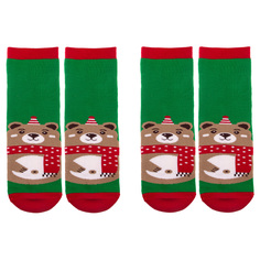 Носки детские Rusocks 2-Д3-33495, зеленые, 20-22