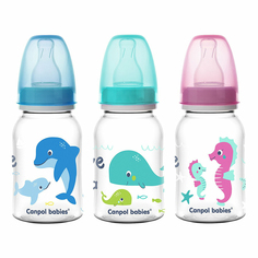 Бутылочка Canpol Babies Love&Sea с узким горлышком с 3 месяцев 120 мл