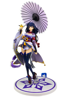 Фигурка Сегун Райдэн с зонтом Геншин Импакт Genshin Impact подставка 22 см Star Friend