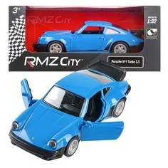 Машинка металлическая RMZ City 1:32 Porsche 930 Turbo (1975-1989) синий 554064BL Uni Fortune