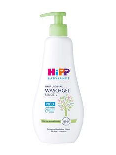 Детский гель для купания Hipp Babysanft Sensitiv Haut und Haar Waschgel, 400 мл