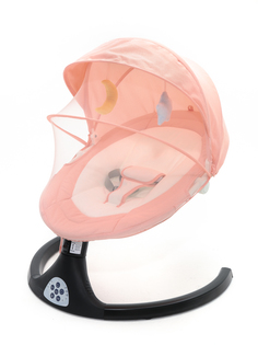 Электронные качели, шезлонг для новорожденных Aelita Baby Swing Chair Pink