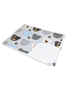 Пеленка непромокаемая "Мишки серые" 70*100см No Brand