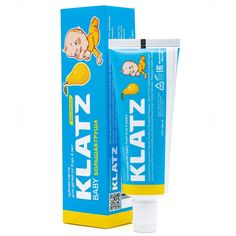 Зубная паста для детей Klatz BABY Большая груша без фтора, 40 мл