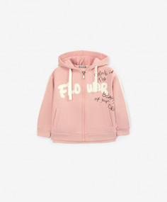 Толстовка распашная розовая Gulliver 22302GMC1602, 128