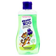 Пена для купания детская Весна Crazy Zoo, виноградный конфитюр, 280 гр.
