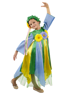 Карнавальный костюм детский Вестифика Весна, голубой, 152