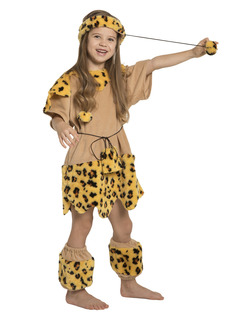Детский карнавальный костюм Вестифика для девочки Первобытная девочка р 110-128