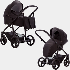 Детская коляска 2 в 1 Bebetto Explorer AIR 07, рама черная