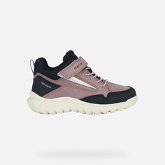Туфли Geox J Simbyos Girl B Abx для девочек, размер 33, J36LGA0MEFUC8049, чёрно-розовый