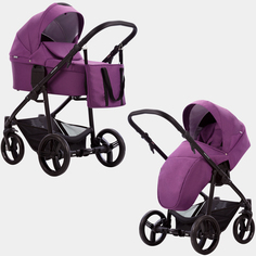 Детская коляска 2 в 1 Bebetto Explorer AIR 08, рама черная