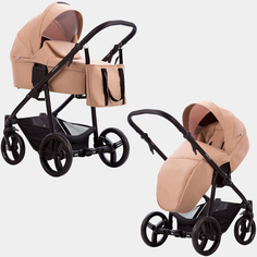 Детская коляска 2 в 1 Bebetto Explorer AIR 11, рама черная